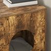 vidaXL Къща за котки Димян дъб 42,5 x 40 x 53 см Инженерно дърво