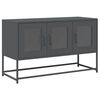 vidaXL ТВ шкаф Антрацит 100,5x39x60,5 cm Студено валцувана стомана