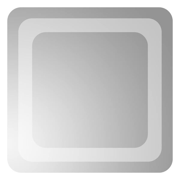 vidaXL LED огледало за баня, 30x30 см