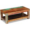 vidaXL Кафе маса, регенерирано дърво масив, 90x45x35 cм