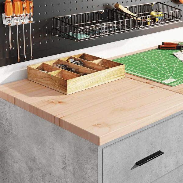 vidaXL гаражни шкафове, 2 бр, бетонно сиви, инженерно дърво