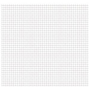 vidaXL Гофрирана мрежа, неръждаема стомана, 50x50 см, 11x11x2 мм