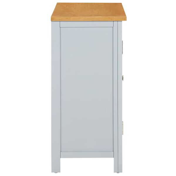 vidaXL Шкаф, 70x35x75 cм, дъбов масив