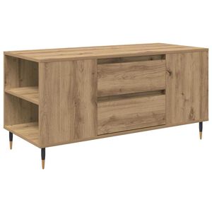 vidaXL Масичка за кафе Дъб 102 x 44,5 x 50 см Инженерна дървесина