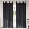 vidaXL Затъмняващи завеси 2 pcs Тъмен сив 140 x 245 cm Кадифе