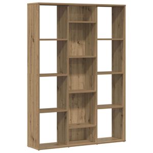 vidaXL Разделител за стая/кабинет за книги Artisan Oak 100x24x140 cm
