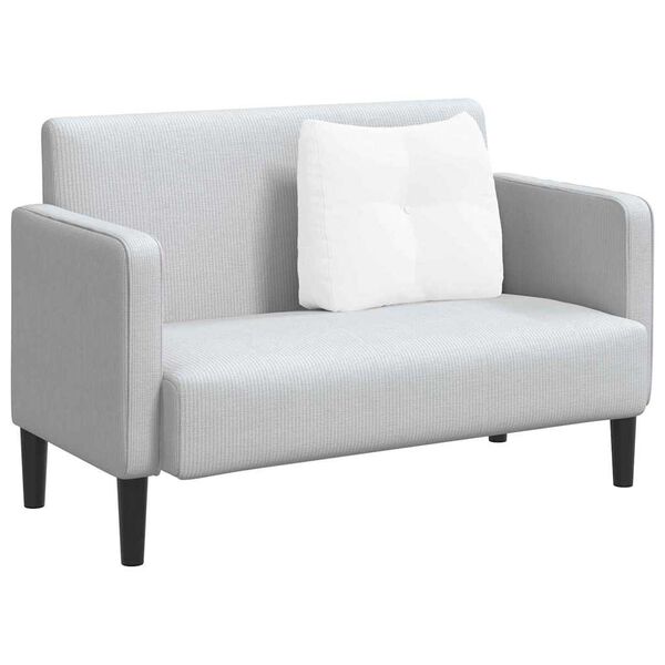 vidaXL Възглавница за гръб Бяло 60 x 24 x 50 см текстил