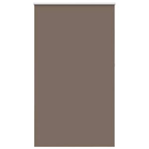 vidaXL Ролетна щора, затъмняваща, кафява, 125x230 см, ширина на плата 121,6 см, полиестер