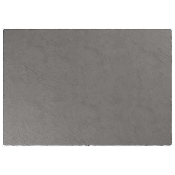 vidaXL Утежнено одеяло с плик, сиво, 138x200 см, 6 кг, плат