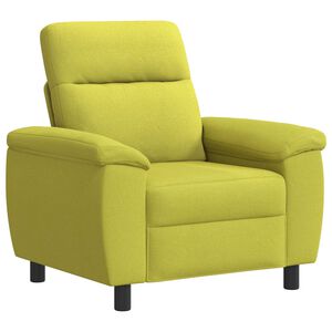 vidaXL Диван Светло зелено 95 x 90 x 95 см Текстил