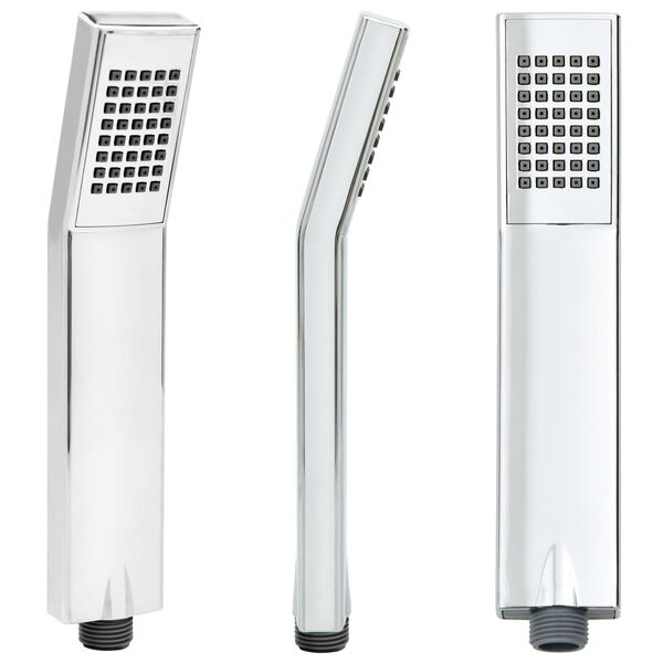 vidaXL Ръчна душ слушалка, хром