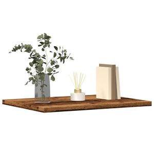 vidaXL Дъски за рафтове за книги 4 бр. старо дърво 40x30x1,5 cm