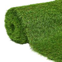 vidaXL Изкуствена трева, 1x10 м/30 мм, зелена