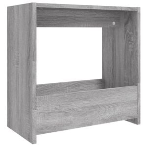 vidaXL Странична маса, cив сонома, 50x26x50 см, инженерно дърво