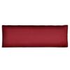 vidaXL Тапицирана възглавница за облягане, винено червена, 120x40x10см