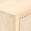 vidaXL Нощно шкафче, златисто, 40x30x50 см, мангово дърво масив