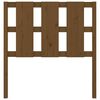 vidaXL Горна табла за легло, меденокафява, 95,5x4x100 см, бор масив