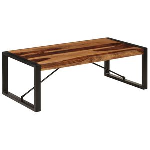 vidaXL Маса за кафе, 120x60x40 см, акациево дърво масив