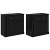 vidaXL Скейдбордове 2 бр. Черния дъб 70 x 35,5 x 67,5 см