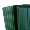 vidaXL Ограден панел PVC 90x300 см зелен