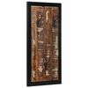 vidaXL Закачалка за палта, многоцветна, 40x2x80 см, масивна регенерирана дървесина