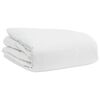 vidaXL Комплект завивки с възглавница 3 pcs Бяло Пухени пера