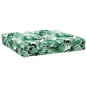 vidaXL Палетна възглавница на листа 60x60x9,5 см Оксфорд плат