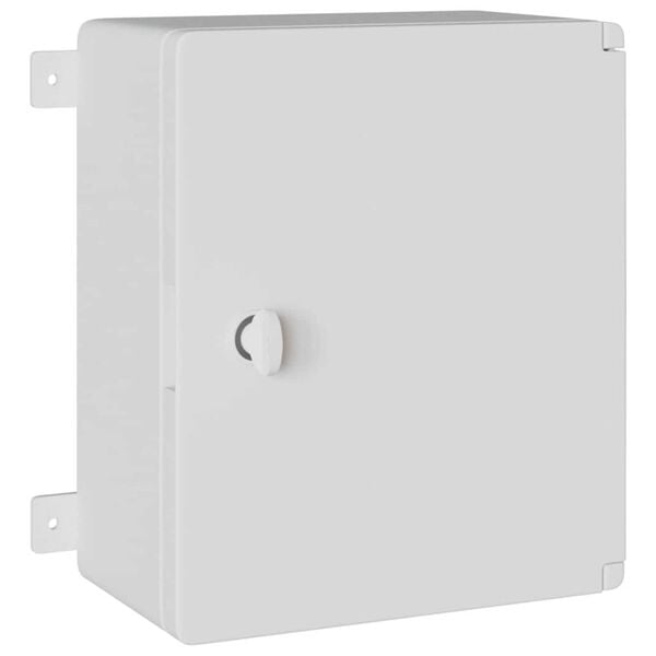 vidaXL Контролен шкаф Сив 47 x 20 x 60 см ABS пластмаса