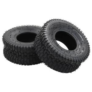 vidaXL Външни гуми за ръчна количка 2 бр 15x6.00-6 4PR каучук