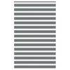 vidaXL Зебра щора, тъмносива, 150x230 см, ширина на плата 145,9 см, полиестер