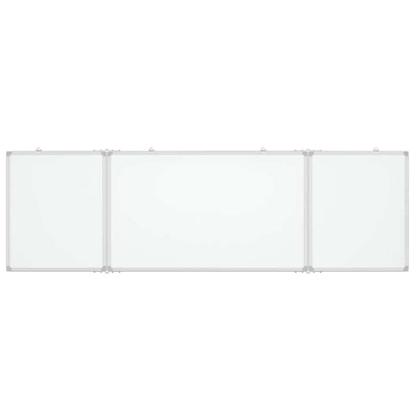 vidaXL Магнитна бяла дъска, сгъваема, 160x60x1,7 см, алуминий