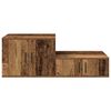 vidaXL Шкаф за съхранение 2 pcs Старо дърво 118 x 41 x 40 см
