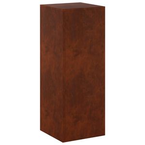 vidaXL Стойка за растения Ръждясало 30 x 30 x 80 cm Кортенова стомана