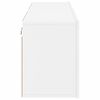 vidaXL ТВ шкафове за стенен монтаж, 2 бр, бели, 60x30x41 см
