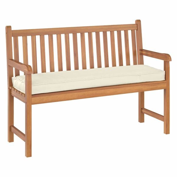 vidaXL Възглавница Крем 140 x 40 x 8 см Оксфордска тъкан