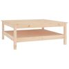 vidaXL Холна маса 100x100x40 см, масивна дървесина, бор