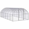 vidaXL Птичарник на открито, 3x6x2 м, поцинкована стомана