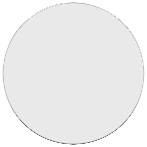 vidaXL Стенно огледало сребро Ø 60 см кръгло