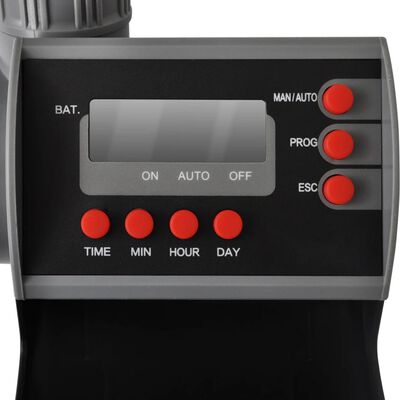 Електронен автоматичен таймер за поливане, единичен, дигитален дисплей