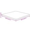 vidaXL Квадратен плот за маса, тъмнокафяв, 90x90x1,5 см, дъб масив