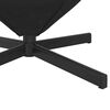vidaXL Стол яйце Черно 63 x 73 x 90 см Кадифе
