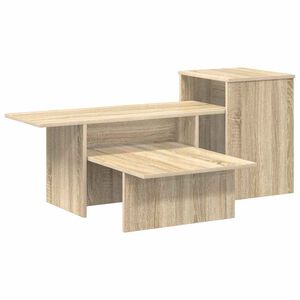 vidaXL Конзолна маса Сонома дъб 91,5 x 35 x 38,5 см