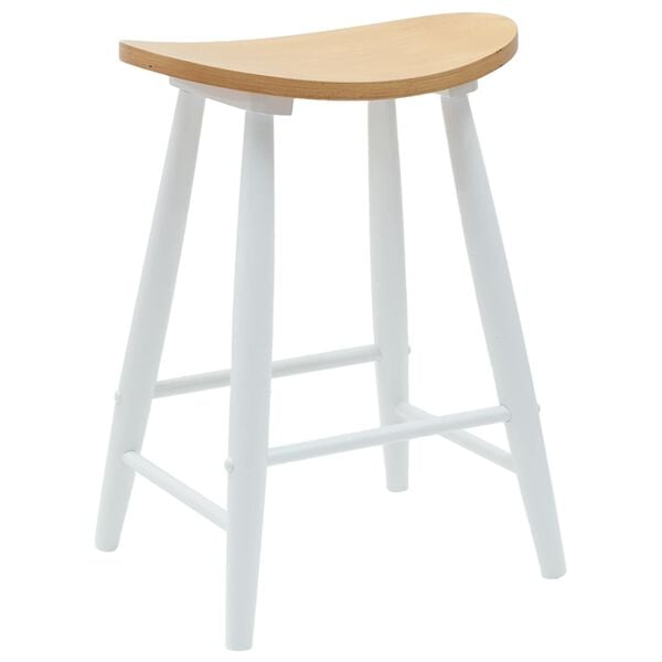 vidaXL Обедени столове 2 pcs Бяло 46 x 37 x 63 см Солидно гумено дърво