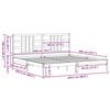 vidaXL Рамка за легло, дърво масив, 200x200 см