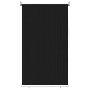 vidaXL Външна ролетна щора с блокировка на UV 90% Черно 80 x 140 cm