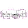 vidaXL Комплект дивани за открито 9 pcs Натурален и Бежов