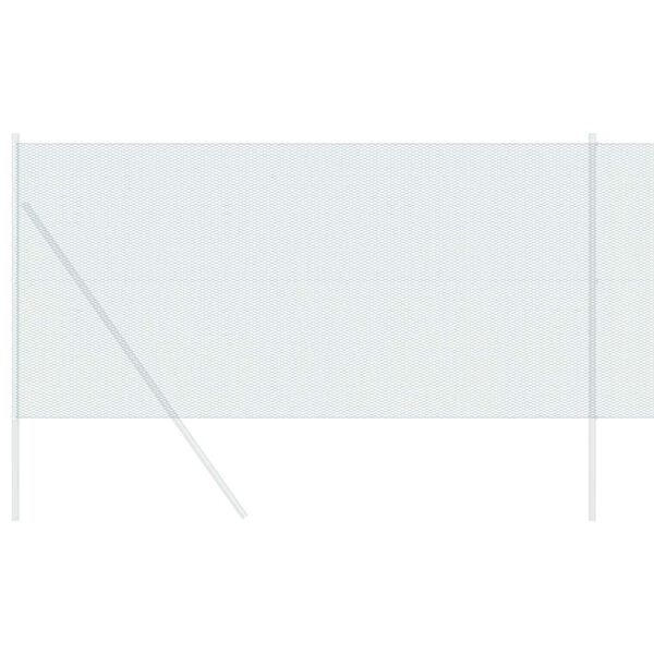 vidaXL Шестоъгълна ограда Зелен 1,4 x 25 m ПВЦ