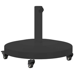 vidaXL Основа за чадър Черно 48 x 48 x 32 см