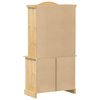 vidaXL Стъклен шкаф витрина Corona 100x48,5x179 см бор масив