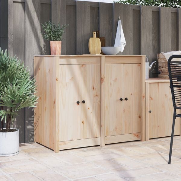 vidaXL Кухненска врата MEPPEL 2 pcs Крем 50 x 9 x 82 см